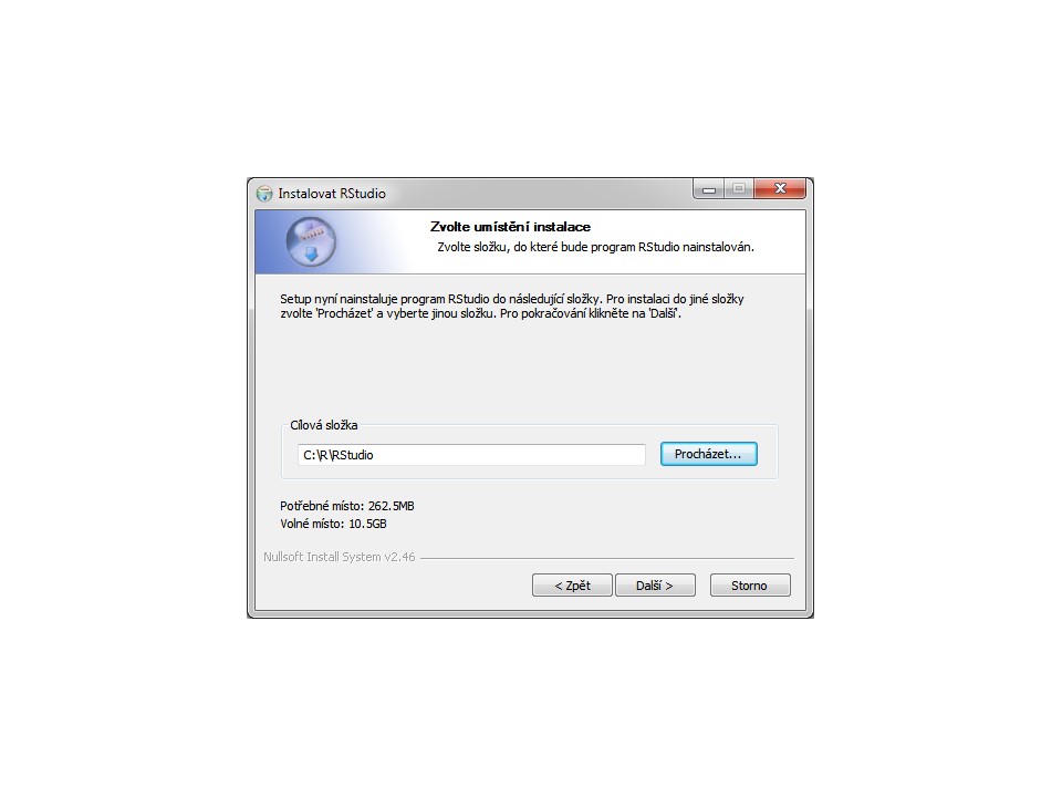 Instalace RStudia
